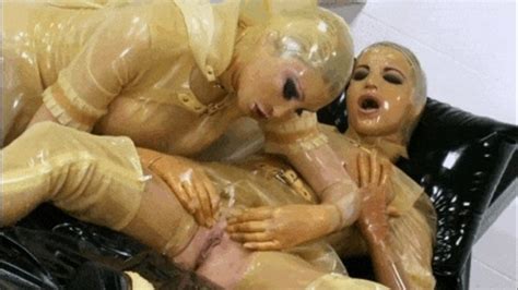 Transparent Latex Fetish Lesbian Peeing Girls And Pussy Stretching Treatment Part 1 Of 2
