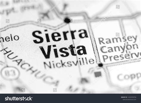 Sierra Vista Arizona Usa On Map Stock Photo 1433378750 | Shutterstock