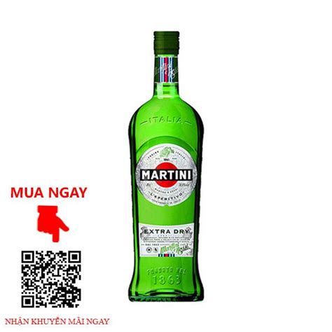 Rượu Martini Extra Dry 1000ml