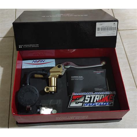 Jual MASTER HANDLE HANDEL REM KANAN NISSIN SAMURAI ORIGINAL MOTOR FIZR