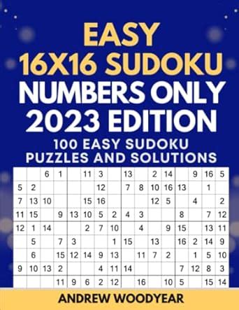 Easy X Sudoku Numbers Only Edition Easy Sudoku Puzzles