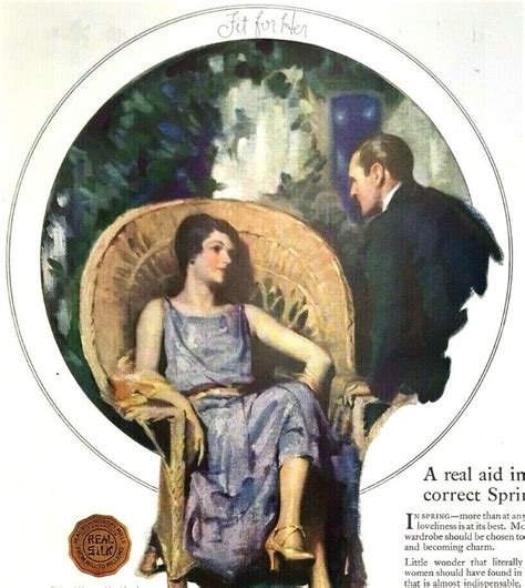 Real Silk Hosiery Nylons Color Print Ad 1925 11 X 14 1920s