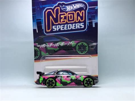 2024 HOT WHEELS Neon Speeders Series 95 Mazda RX7 Drift lâche EUR 8 78 PicClick FR