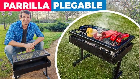 Cómo hacer una parrilla plegable portátil YouTube