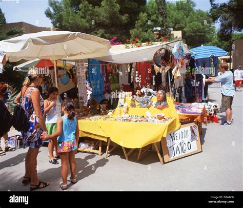 Colourful Stalls The Hippy Market Punta Arabi Es Cana Ibiza