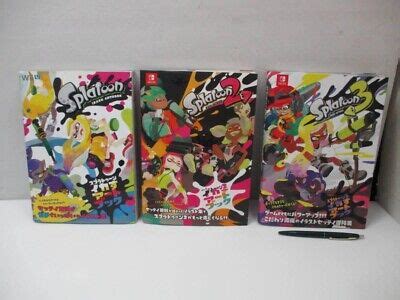 Nintendo Splatoon Ikasu Art Book Splatoon Splatoon Artbook Set