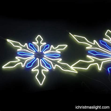 Outdoor bright LED large snowflake lights | iChristmasLight