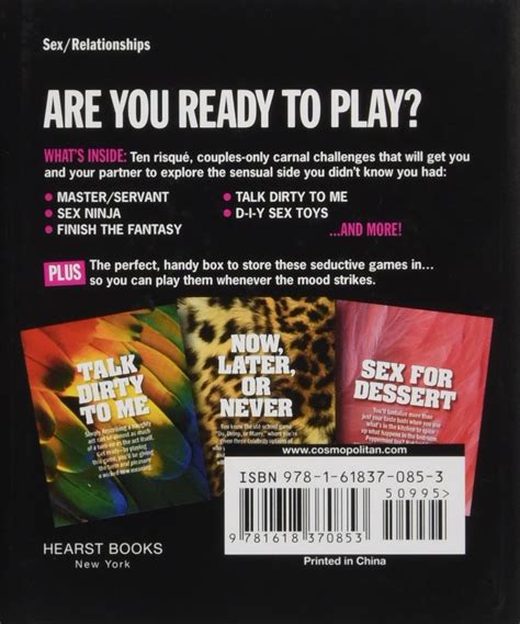 Cosmo Kinky Sex Games Best Sexy Books Fantasy Gifts NJ
