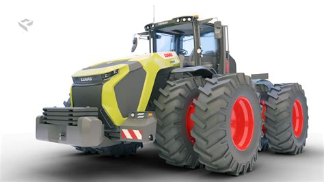 CLAAS XERION 12650 Trac Polygonish 3D Model Store