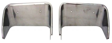 Corvette Bezel Exhaust Polished Stainless Steel Pair Ebay