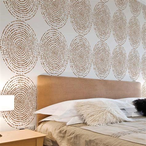 Resonance Allover Stencil Pattern DIY home décor Easy DIY wall