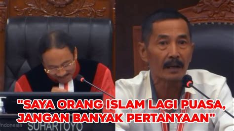 Kocak Hakim Sampai Tertawa Mendengar Penjelasan Saksi Youtube