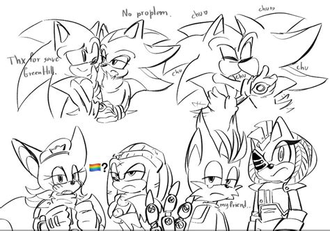 Sonadow Prime Maybe Sonadow Pride 💙 ️ Sonic And Shadow Sonic Fan