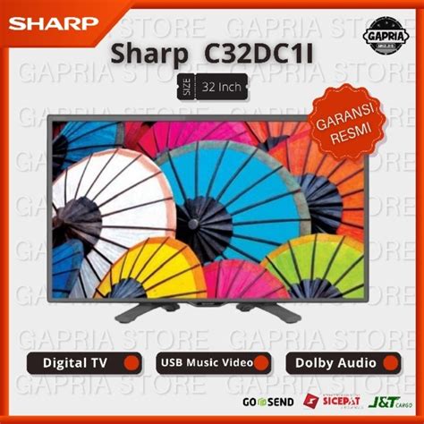 Jual Sharp Inch Inch Led Tv Digital T C Dc Garansi Resmi