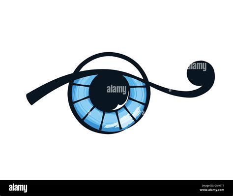 isolate abstract eye. vector Stock Vector Image & Art - Alamy