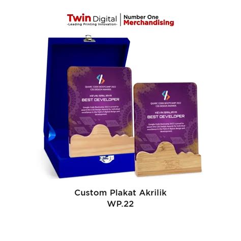 Custom Plakat Akrilik Premium WP 22 Platform Corporate B2B Twin Digital