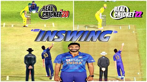 Bumrah Bowling Action And In Swing Comparison Real Cricket Vs