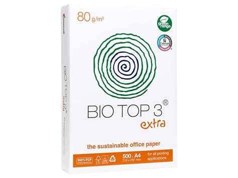 Papierprodukte Papier Kopier Universalpapier Biotop Extra