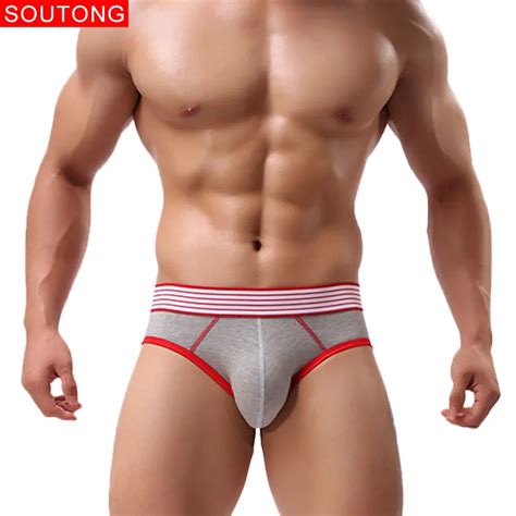 Soutong 2019 New Men Underwear Briefs 3pcs Lot Men Underpants Cotton