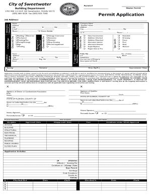 City Of Sweetwater Building Department Complete With Ease AirSlate