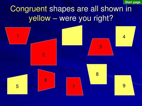 Congruent shapes - Qastecno