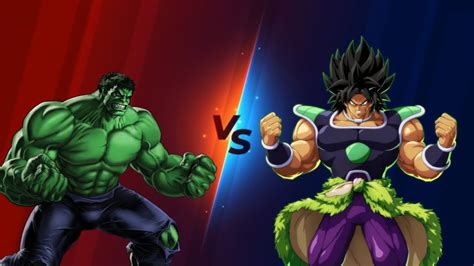 Mugen Fight Hulk Vs Broly Youtube