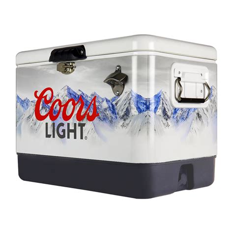 Koolatron Coors Light Ice Chest Cooler With Bottle Opener 51L 54 Qt