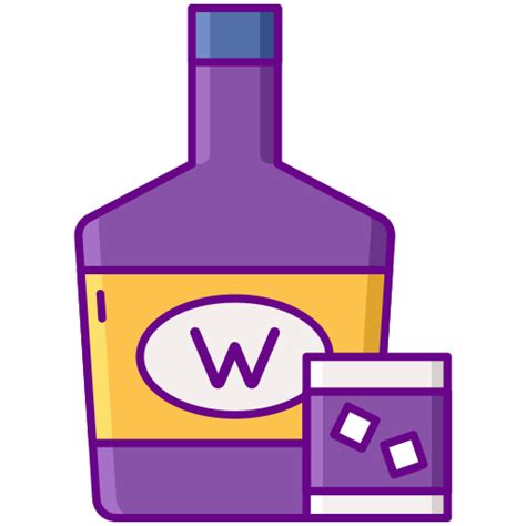 Icono De Whisky Flaticons Lineal Color