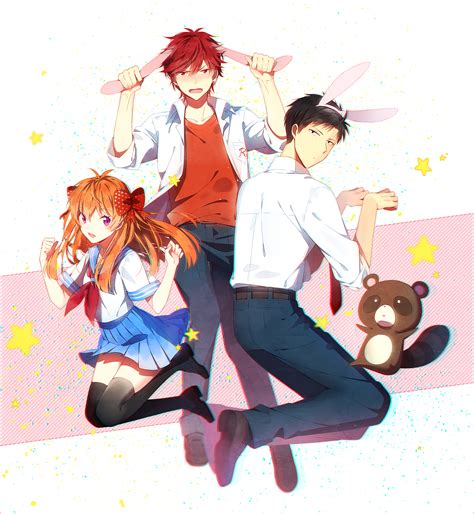 Nozaki Umetarou Mikoshiba Mikoto Sakura Chiyo Mikoshiba Mikoto