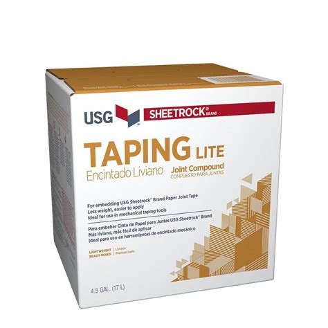 Usg Sheetrock Brand Gal Taping Lite Ready Mixed Joint Compound