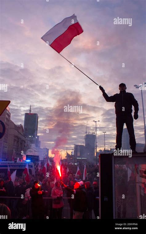 Warsaw Poland November 11 2019 Poland Independence Day