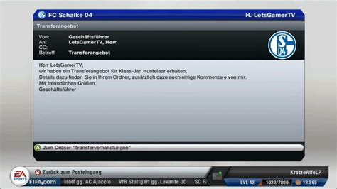 Lets Play Fifa Trainer Karriere Part Mit Schalke