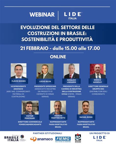 Webinar Evoluzione Del Settore Delle Costruzioni In Brasile Sostenibilità E Produttività 21