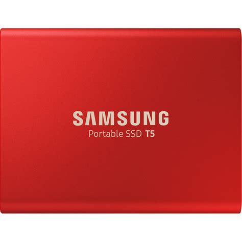 Samsung Tb T Portable Solid State Drive Red Mu Pa T R Ww B H