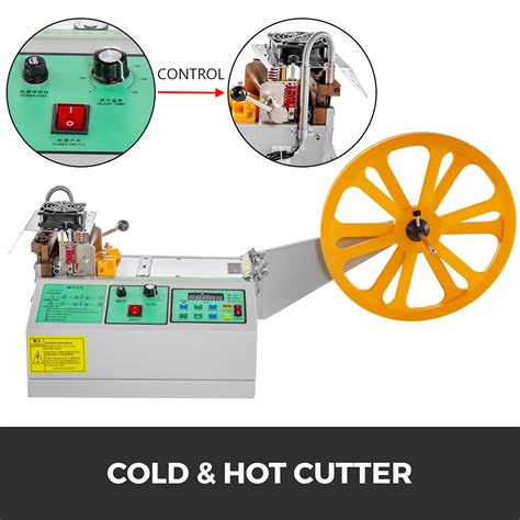 VEVOR Automatic Hot And Cold Tape Cutting Machine W C Zipper Braided Tape Ribbon Cutter