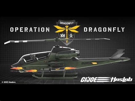 G I Joe Classified Series Assault Copter Dragonfly Xh Haslab Youtube