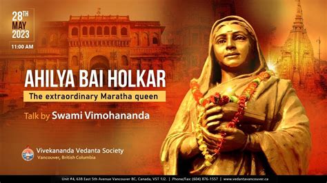 Rani Ahilya Bai Holkar A Pictorial Presentation Of The Extraordinary