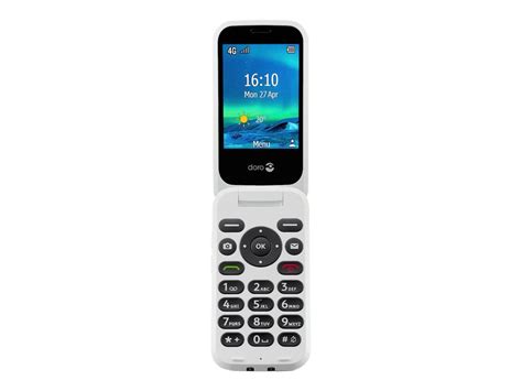 DORO 6880 noir blanc 4G téléphone de service GSM