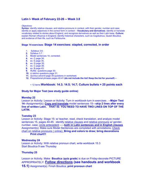 Latin Relative Pronoun Chart Pronoun Types Of Pronouns Personal