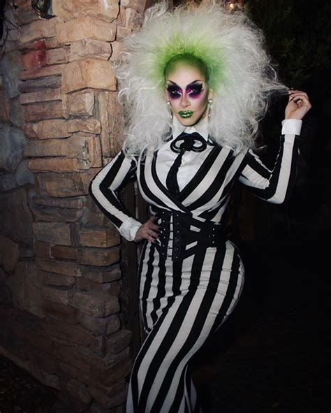 Drag Queen Beetlejuice Beetlejuice Halloween Costume Beetlejuice