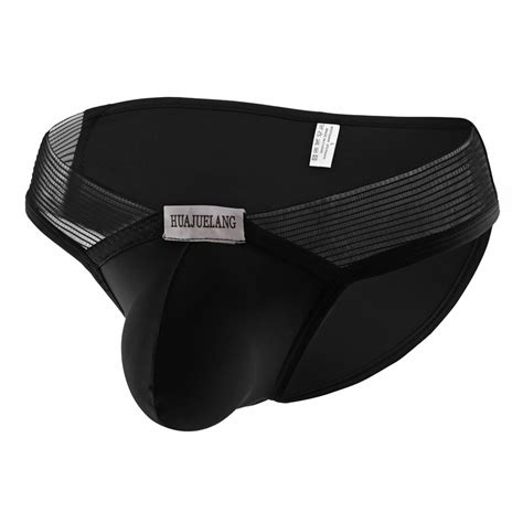 Ropa Interior De Hombres Calzoncillos Bolsa De Pene Cueca Masculina Seda De Hielo De Bikini Para