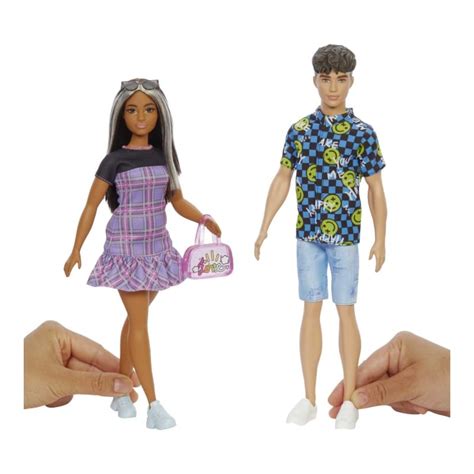 Mattel Zestaw Ubranek Dla Barbie I Kena Akcesoria Pak Hbv