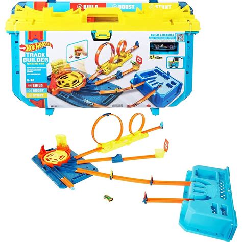 Hot Wheels track builder box super rychlý start Maxíkovy hračky