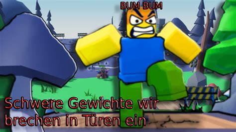 Wir Spielen In Roblox I Schweren Simulator I Wir Brechen Durch Jede T R