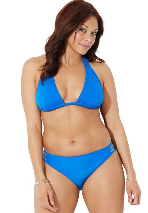 Swimsuits For All Women S Plus Size Beach Babe Triangle Bikini Set 4