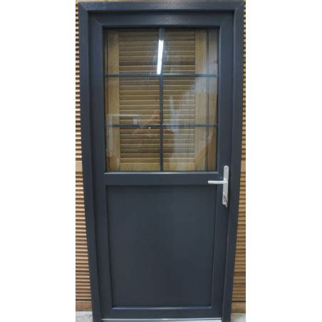 porte d entrée pvc anthracite