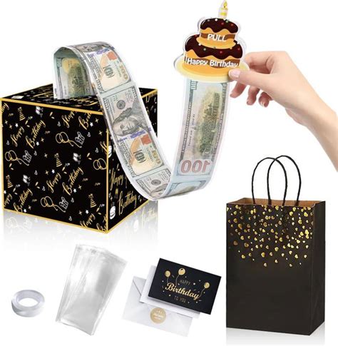 1 Ensemble Boite Surprise Cadeau Surprise Boite Cadeau Anniversaire Boite Cadeau Pour Billet