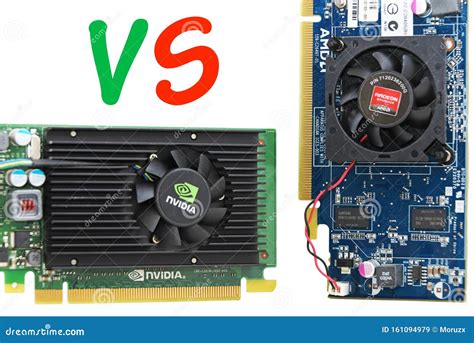 NVIDIA Vs AMD ATI Graphics Card Editorial Stock Image - Image of ...