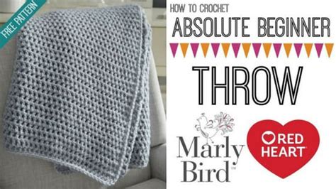 Absolute Beginner Crochet Throw Video Tutorial With Marly Bird Marly Bird