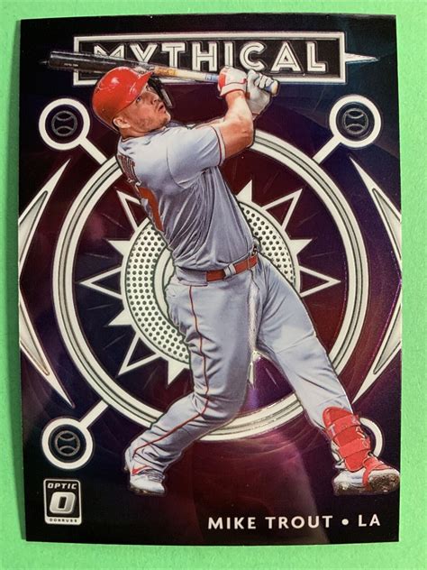 Mike Trout Mythical 2020 Donruss Optic Los Angeles Angels M 4 EBay